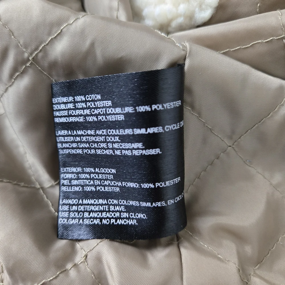 Collection B Women's Utility Jacket in Light Brown - Picture 13 of 14